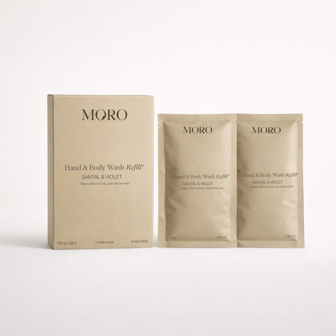 Hand & Body wash MORO I Refill (2x)