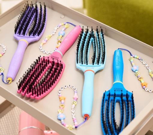 Olivia Garden Fingerbrush - Turbo Blue
